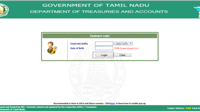 payslip tn TN TN   karuvoolam Drawn TN  Epayroll  Pay Govt EPayslip